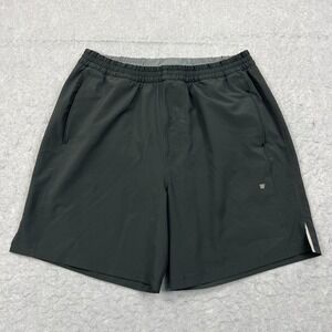 Mack Weldon Stratus Shorts Men's Medium Black Lined 7" Elastic Waist